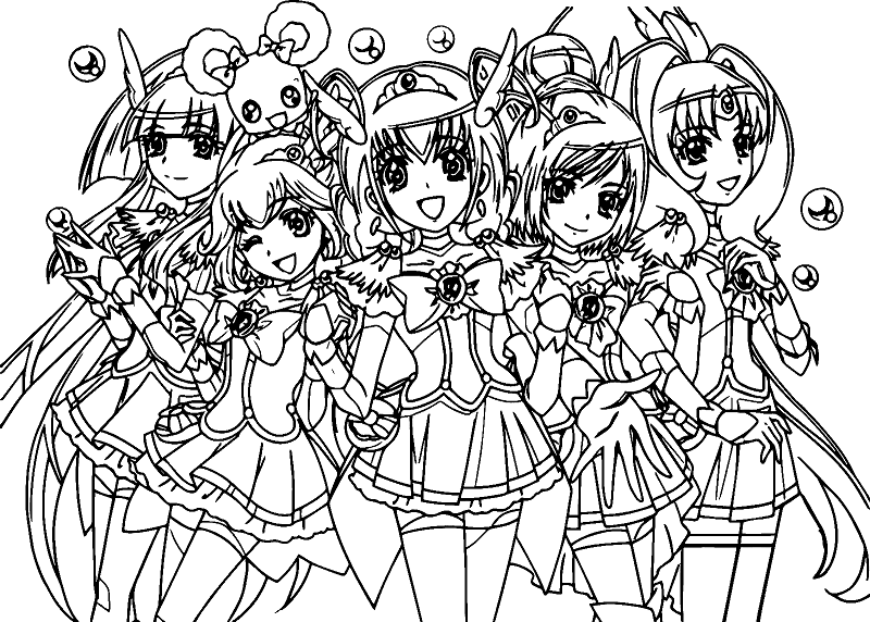 glitter-force-sheets-coloring-pages-glitter-force-coloring-pages