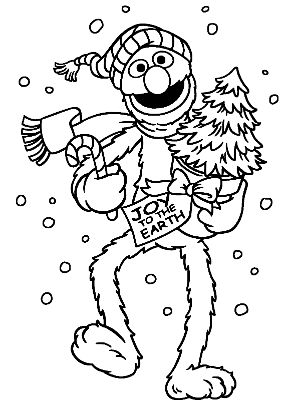Grover Coloring Pages - Free Printable Coloring Pages