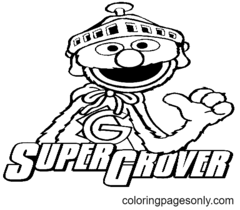 Dibujos para colorear Grover