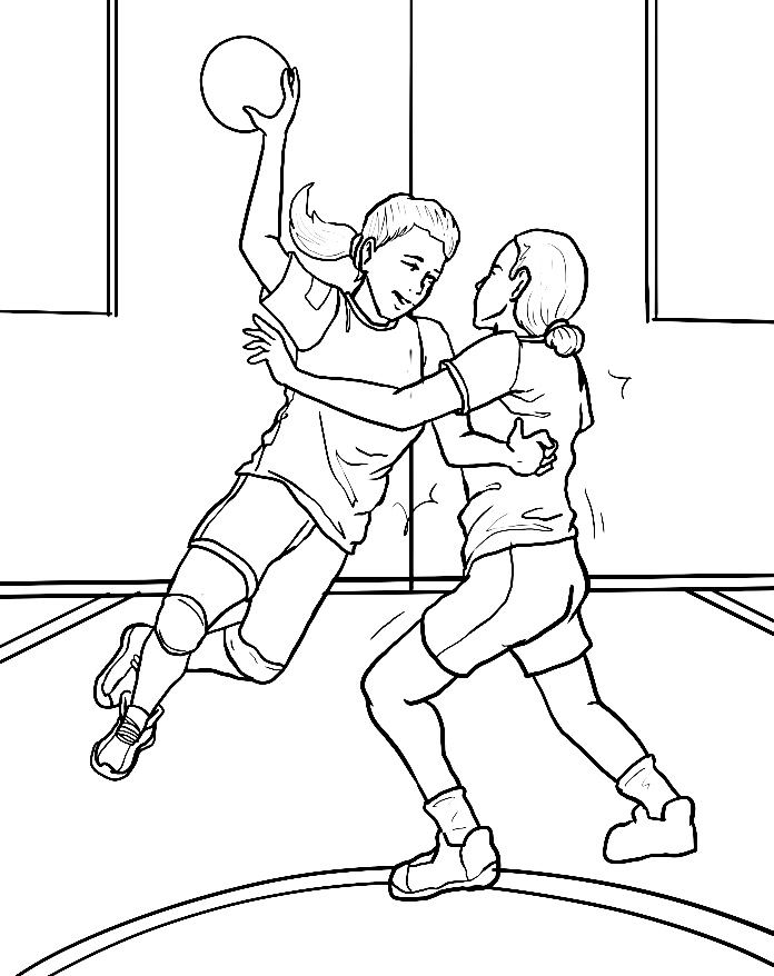Handball à imprimer à partir de Handball