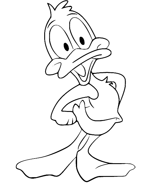 Felice piccolo Daffy Duck di Daffy Duck