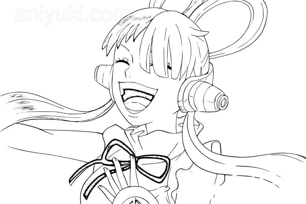 Happy Uta Coloring Pages
