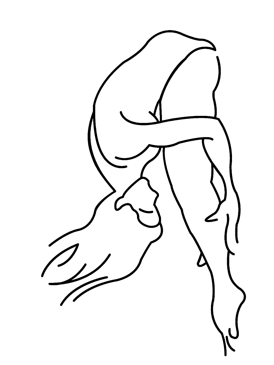 Inward Dive Coloring Pages