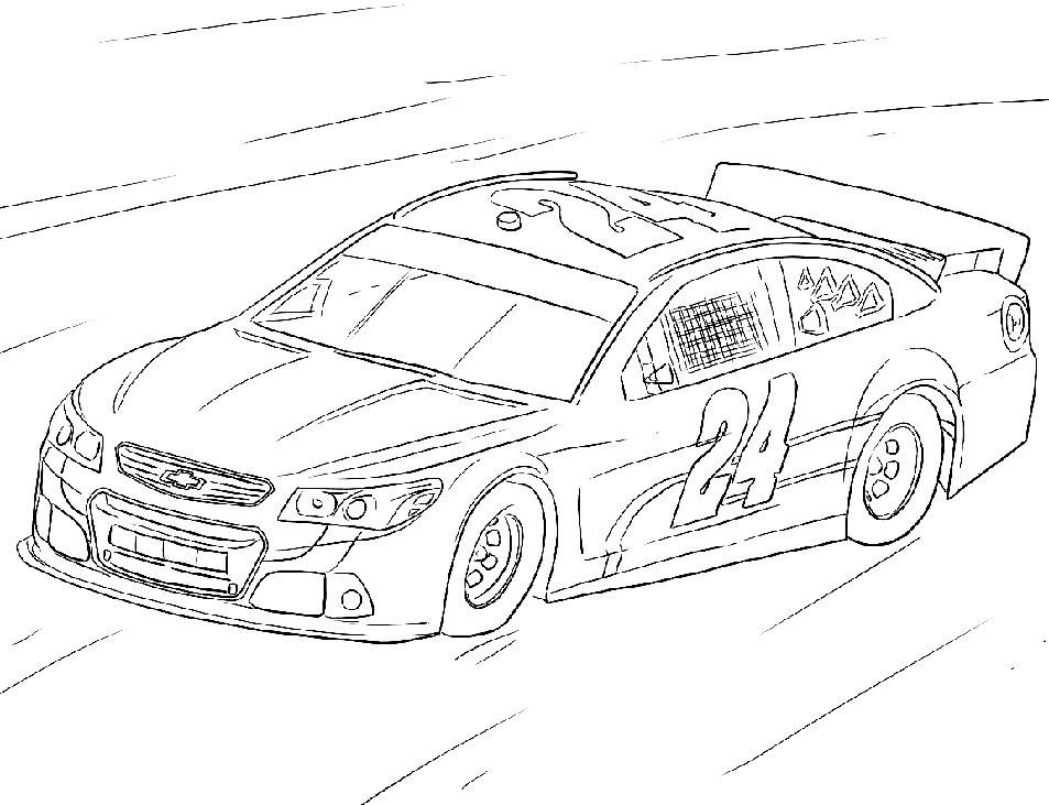 Auto NASCAR di Jeff Gordon da Autosport