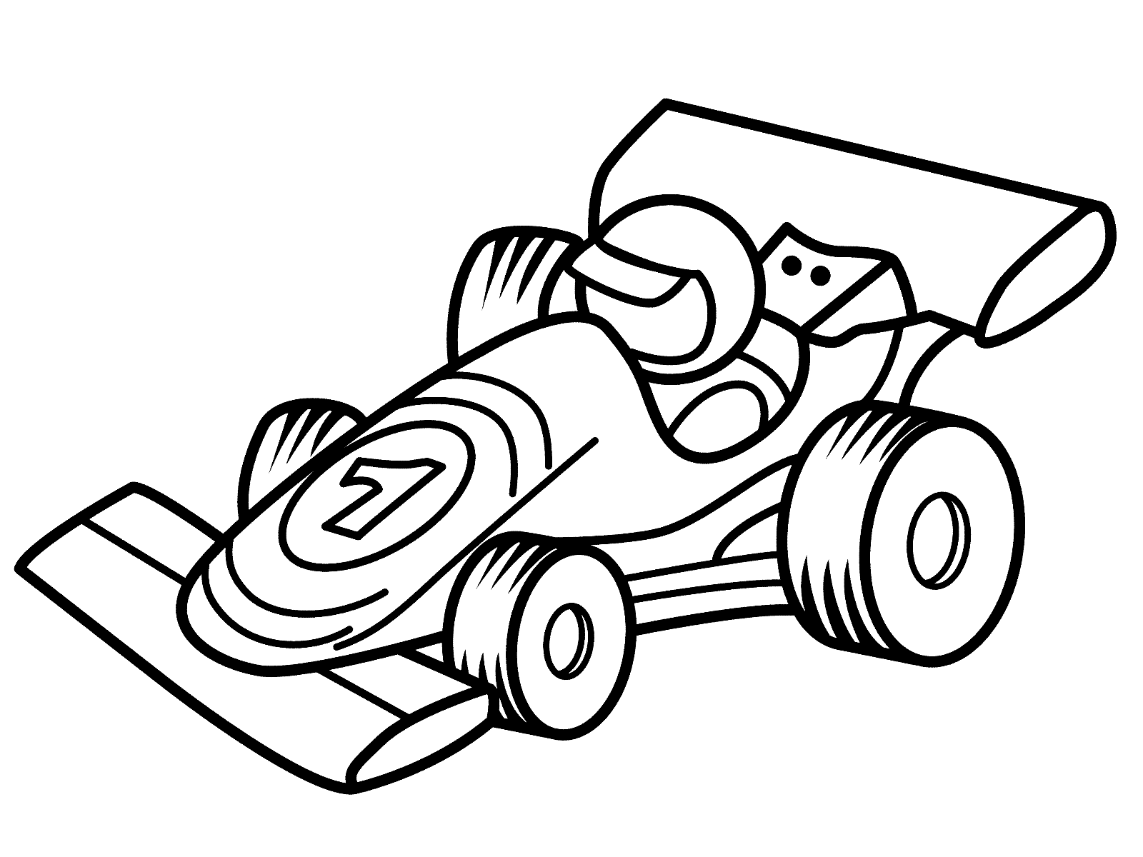 Petite voiture de course de formule d'Autosport