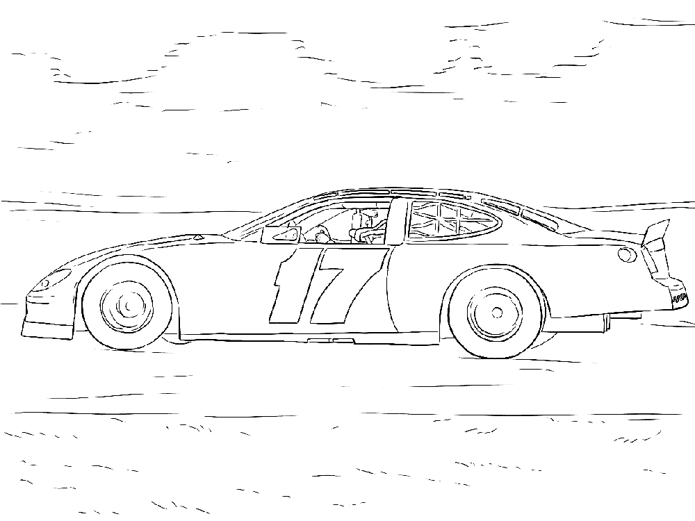 La voiture NASCAR de Matt Kenseth d'Autosport
