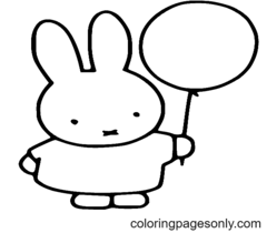 Desenhos para colorir da Miffy