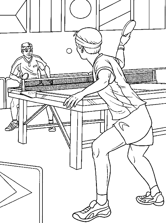 Пинг-понг из настольного тенниса