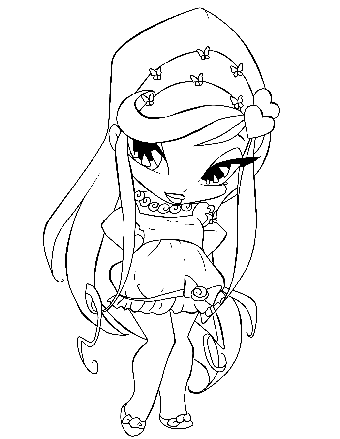 Pop Pixie Amore Coloring Page