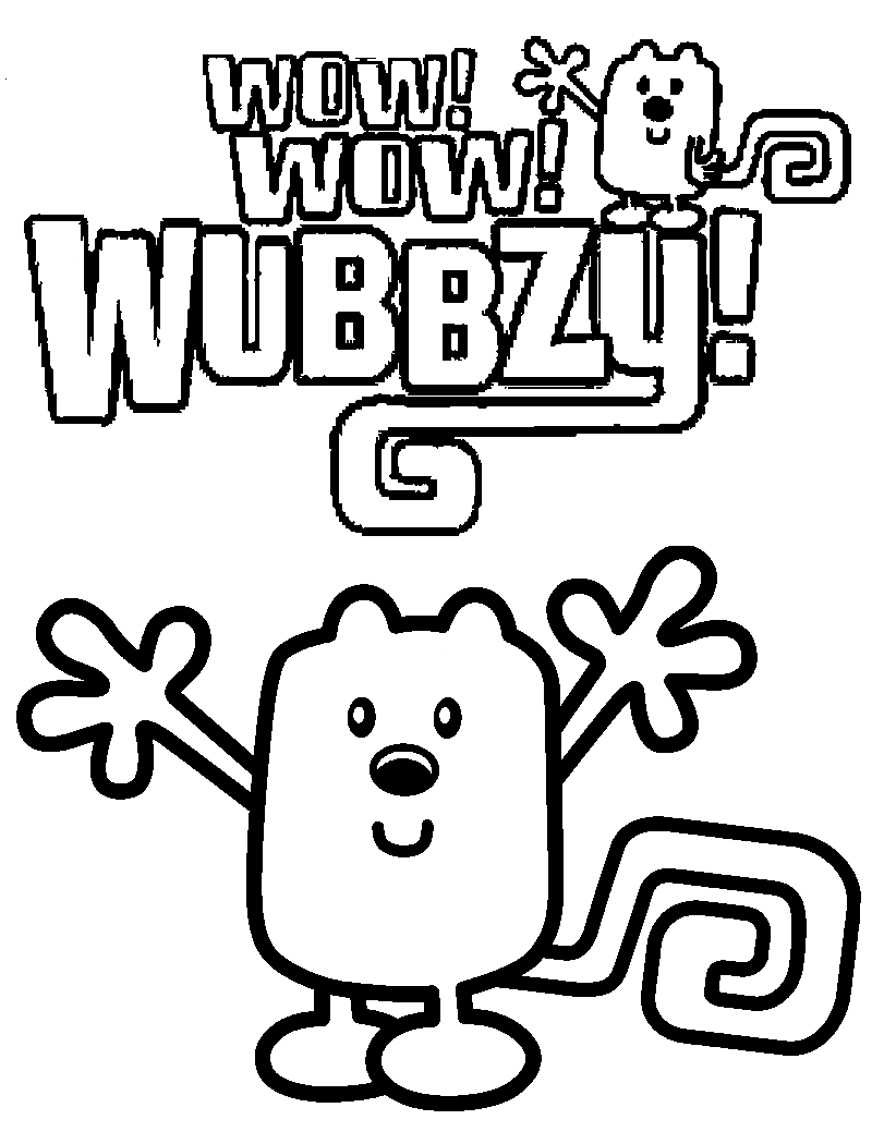 Print Wow Wow Wubbzy Coloring Pages