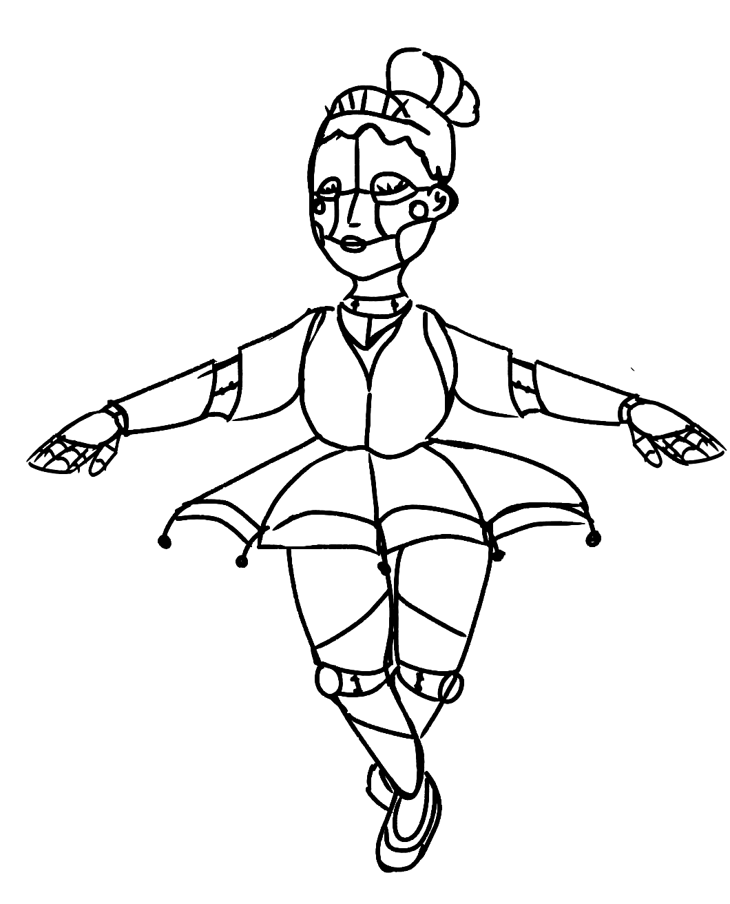 Printable Ballora Coloring Pages