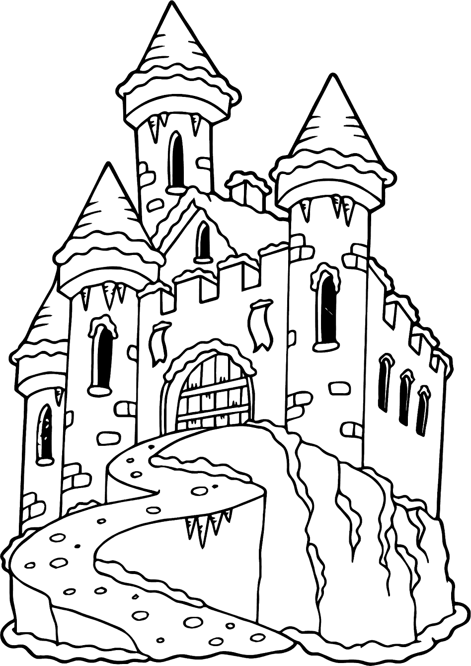Druckbares Schloss kostenlos von Castle