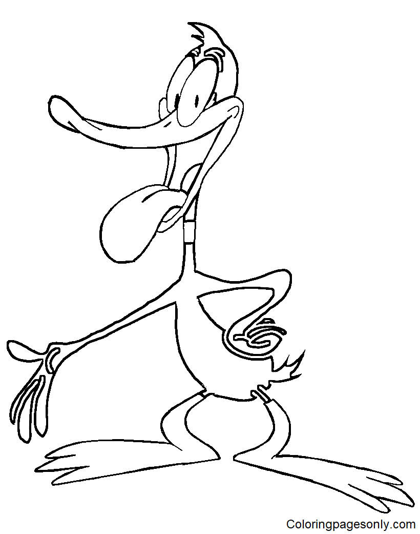 Druckbare Daffy Duck von Daffy Duck