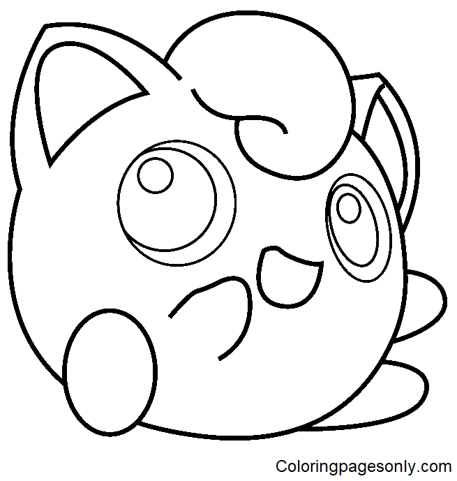 Printable Jigglypuff Coloring Pages