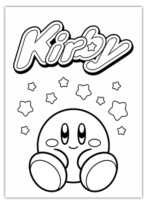 Afdrukbare Kirby