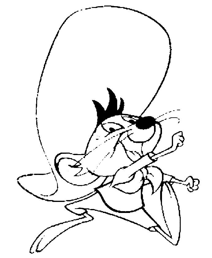 Printable Speedy Gonzales Coloring Pages