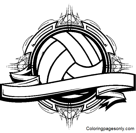 Feuilles de volleyball imprimables de Volleyball