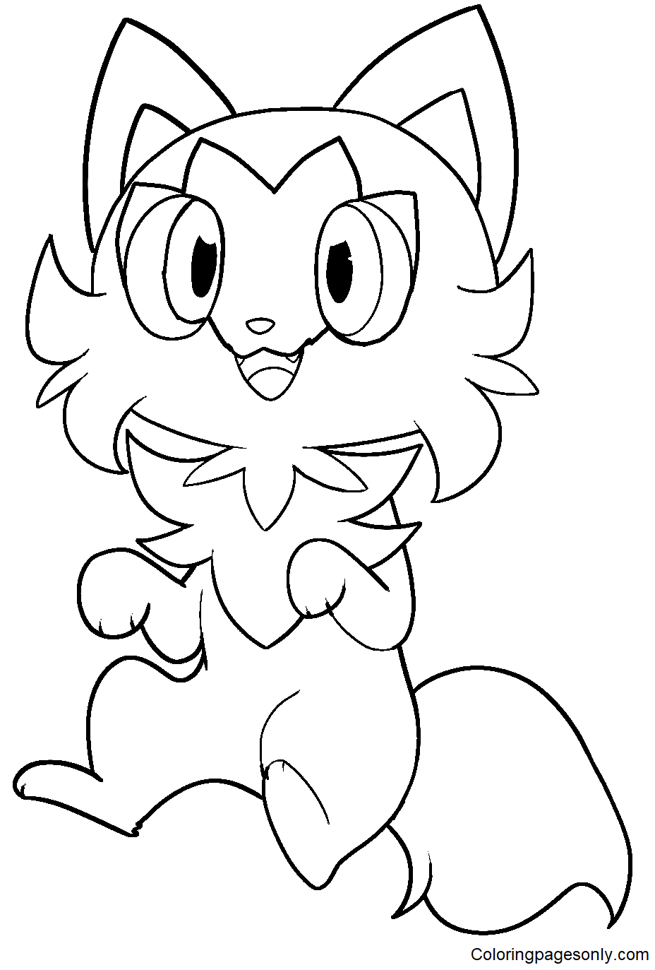 Sprigatito Sheets Coloring Pages