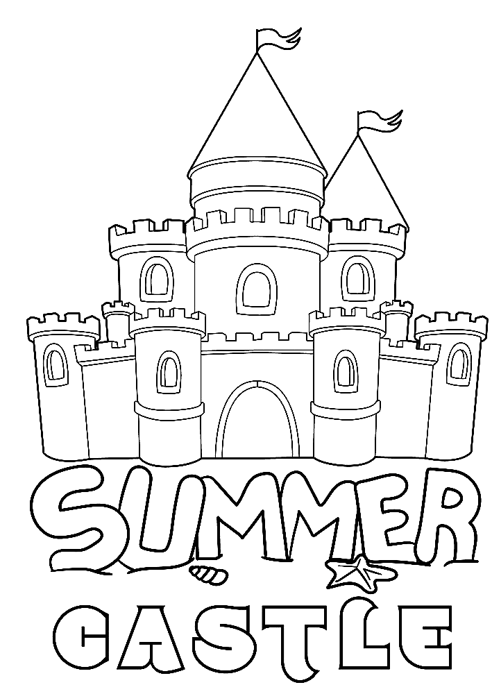 Castelo de verão do verão
