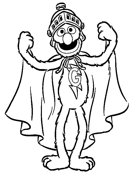 Grover Coloring Pages Free Printable Coloring Pages