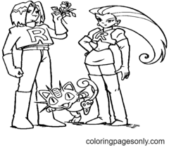 Coloriages Team Rocket