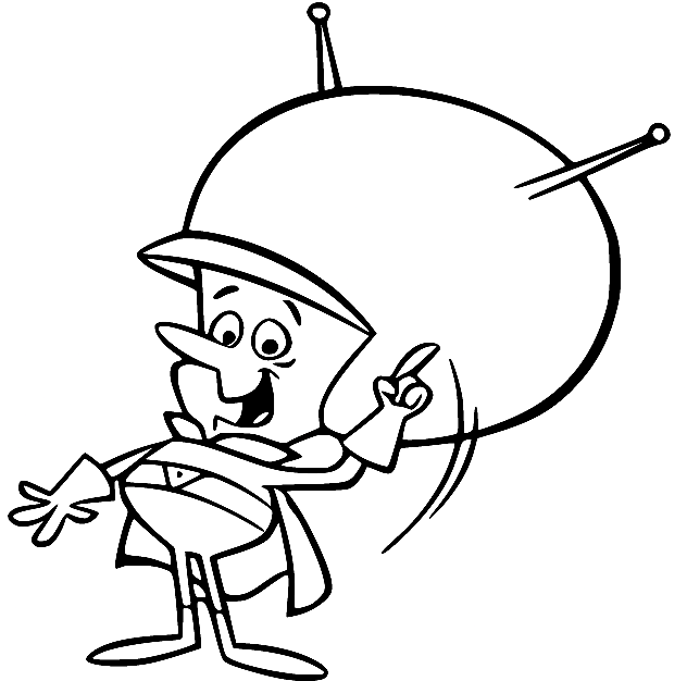 The Great Gazoo Coloring Page