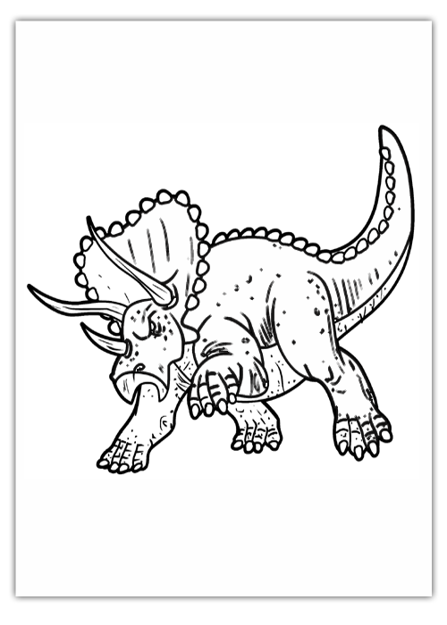 ترايسيراتوبس ديناصور