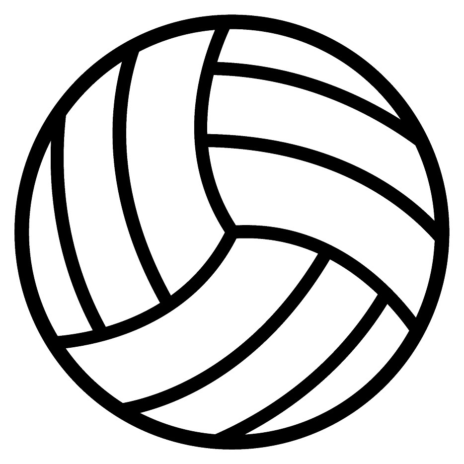 Volleyball Ball Sheets Coloring Page