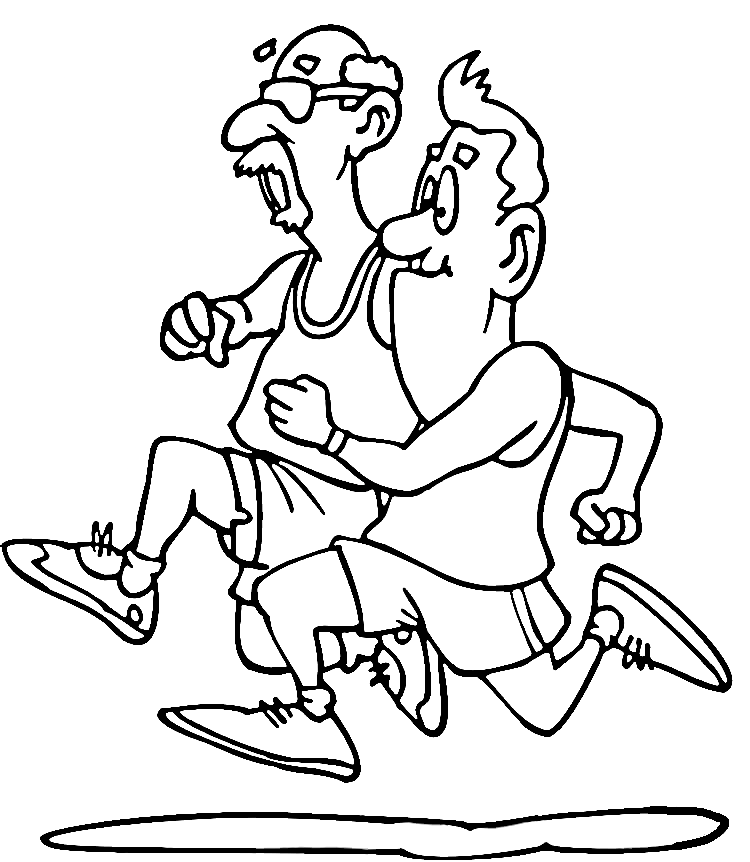 Who is Faster Coloring Pages