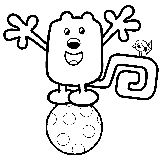 Wow Wow Wubbzy Coloring Pages