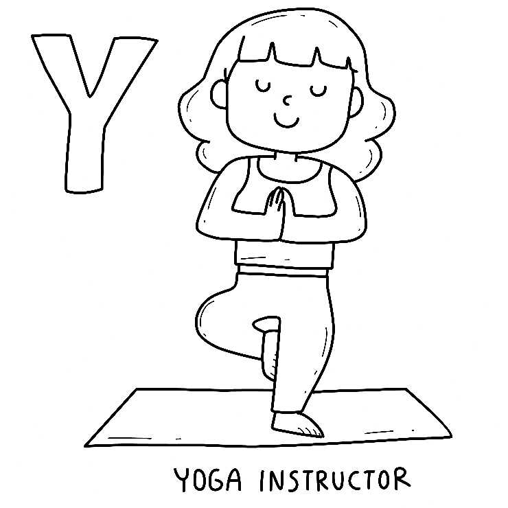 Yoga-instructeur van Yoga