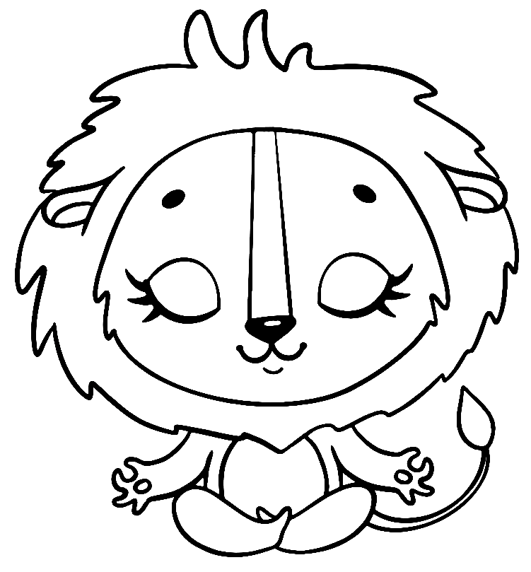 Yoga Lion from Lion