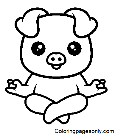 Yoga Pig from Yoga