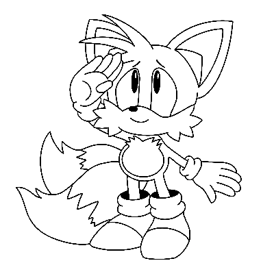 Desenhos para colorir do Tails Baby - Desenhos para colorir grátis para  imprimir