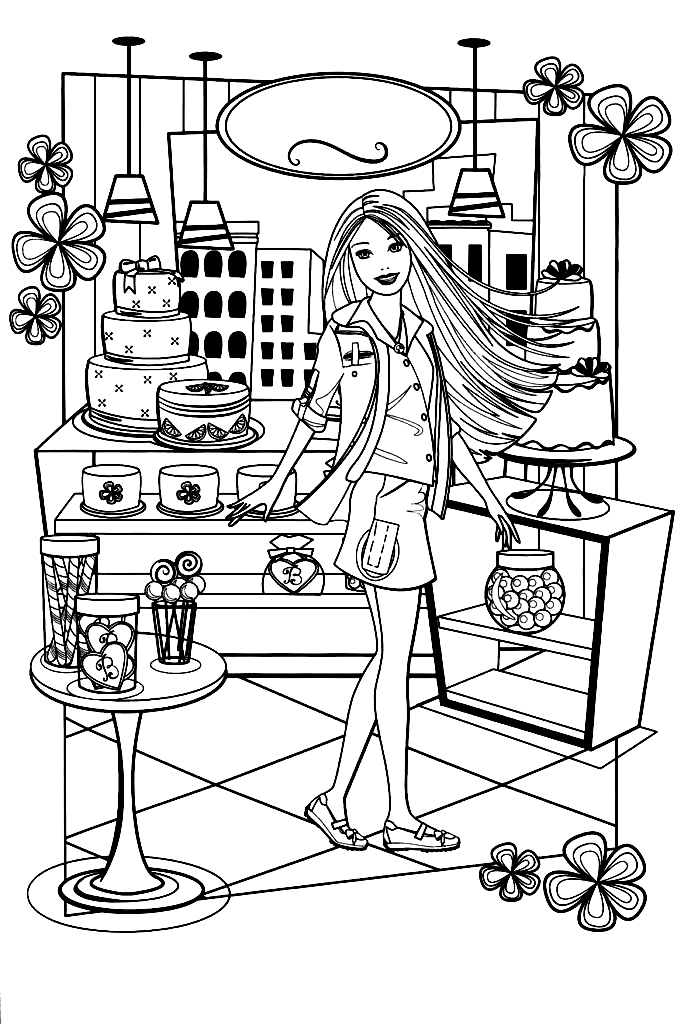 209 desenhos da Barbie para colorir e imprimir!  Barbie coloring, Coloring  pages, Barbie coloring pages