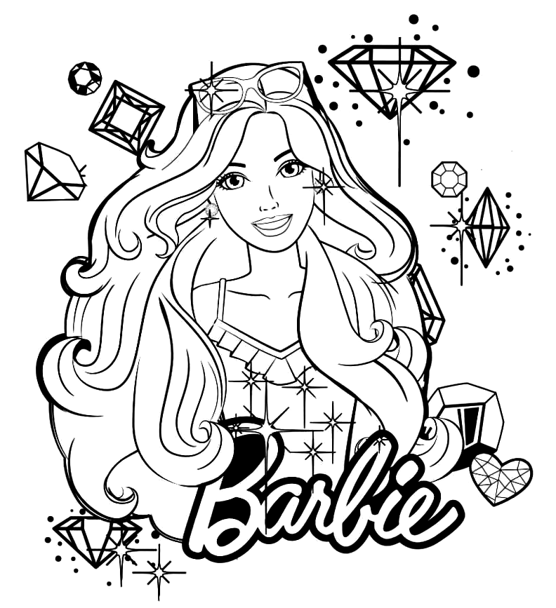 desenhos-colorir-barbie-praia  Colorir barbie, Desenhos para colorir barbie,  Páginas para colorir para adultos