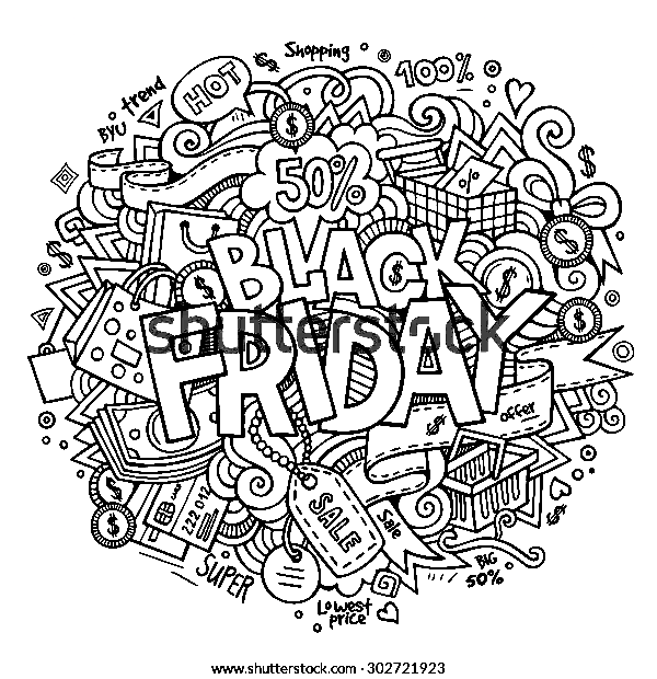 Black Friday Sale Coloring Pages