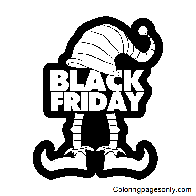 Black Friday Sheets Coloring Pages