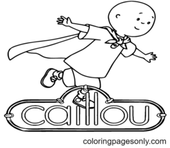 Caillou Coloring Pages