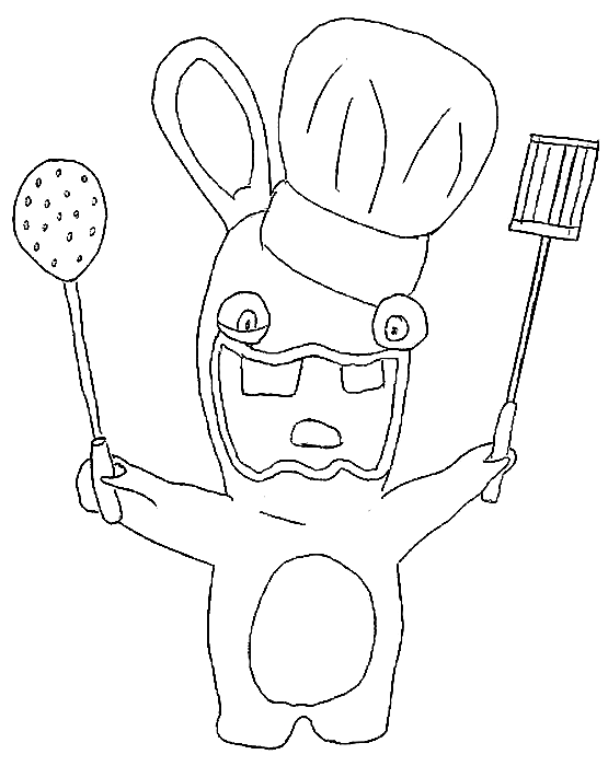 《疯狂兔子》中的厨师《疯狂兔子》