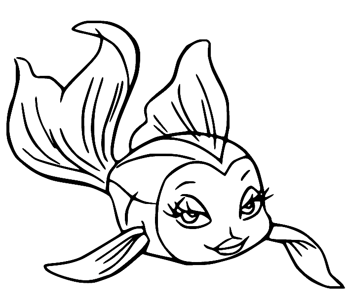 Cleo from Pinocchio Coloring Page