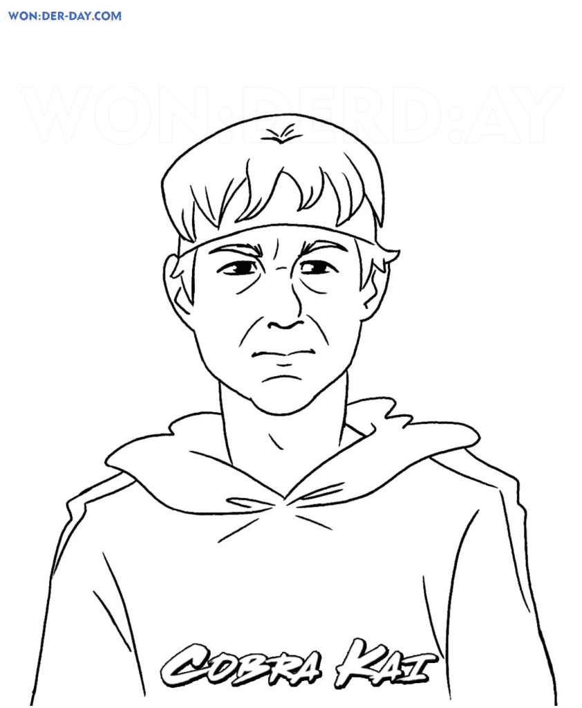 Cobra Kai Johnny Coloring Pages