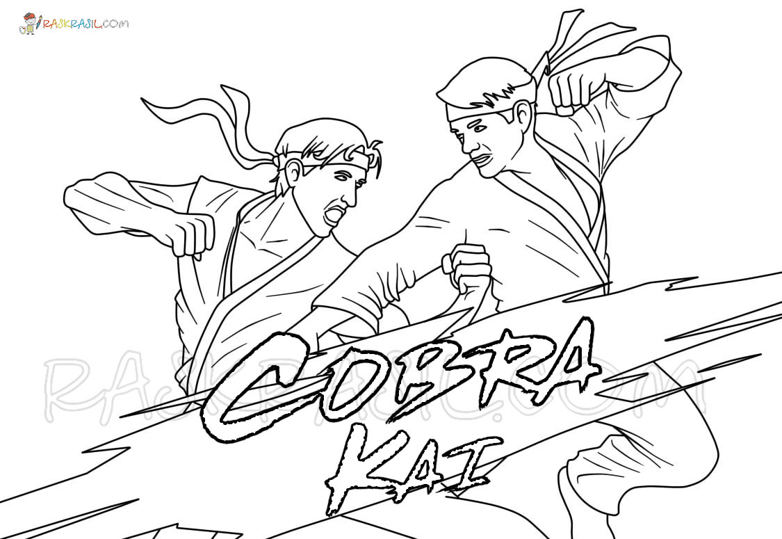 Cobra Kai to Download Coloring Pages