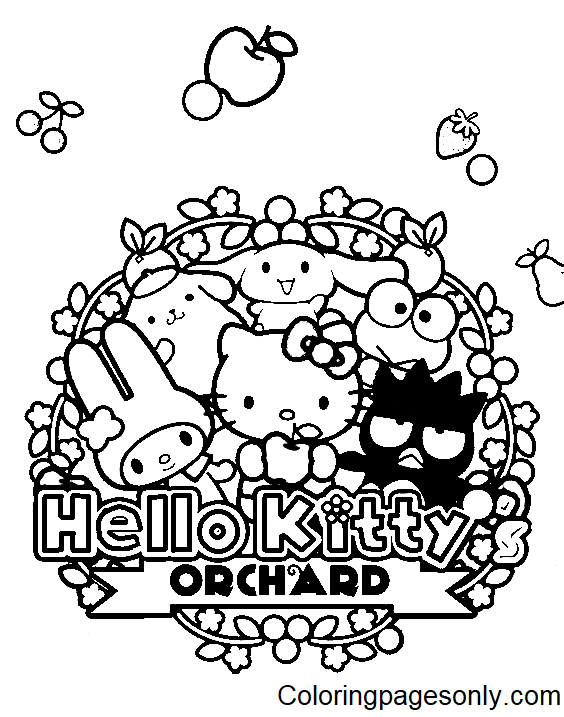Cute Sanrio Coloring Pages Sanrio Coloring Pages Coloring Pages For Kids And Adults