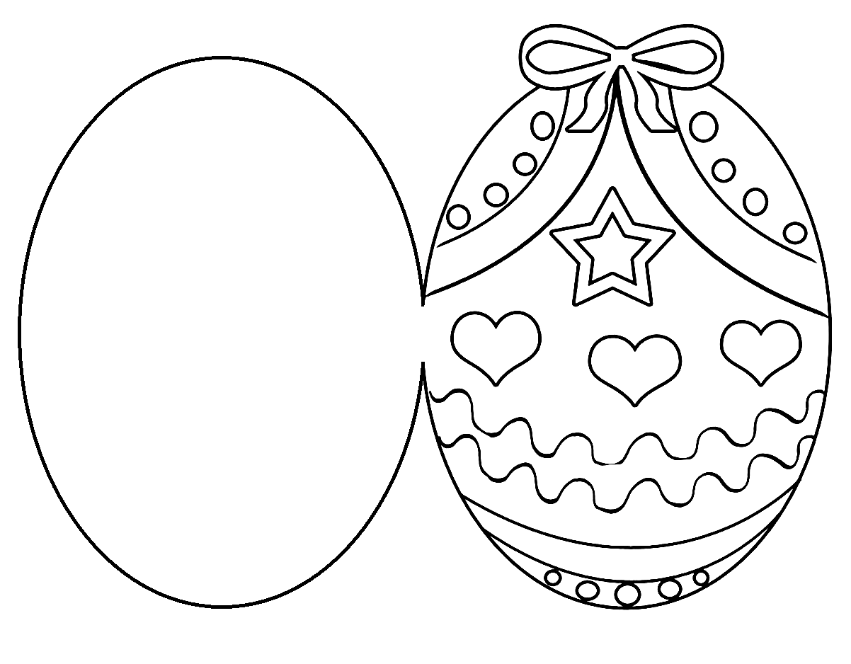 Easter Card Sheets Coloring Page