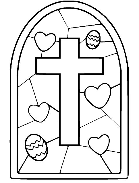 Пасхальное крестовое окно из Пасхального креста