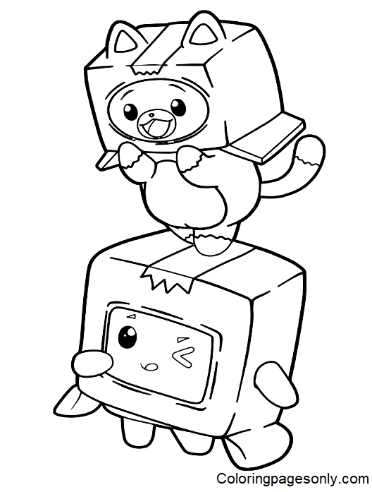 30 LankyBox Coloring Pages Free Printable PDF Online Coloring