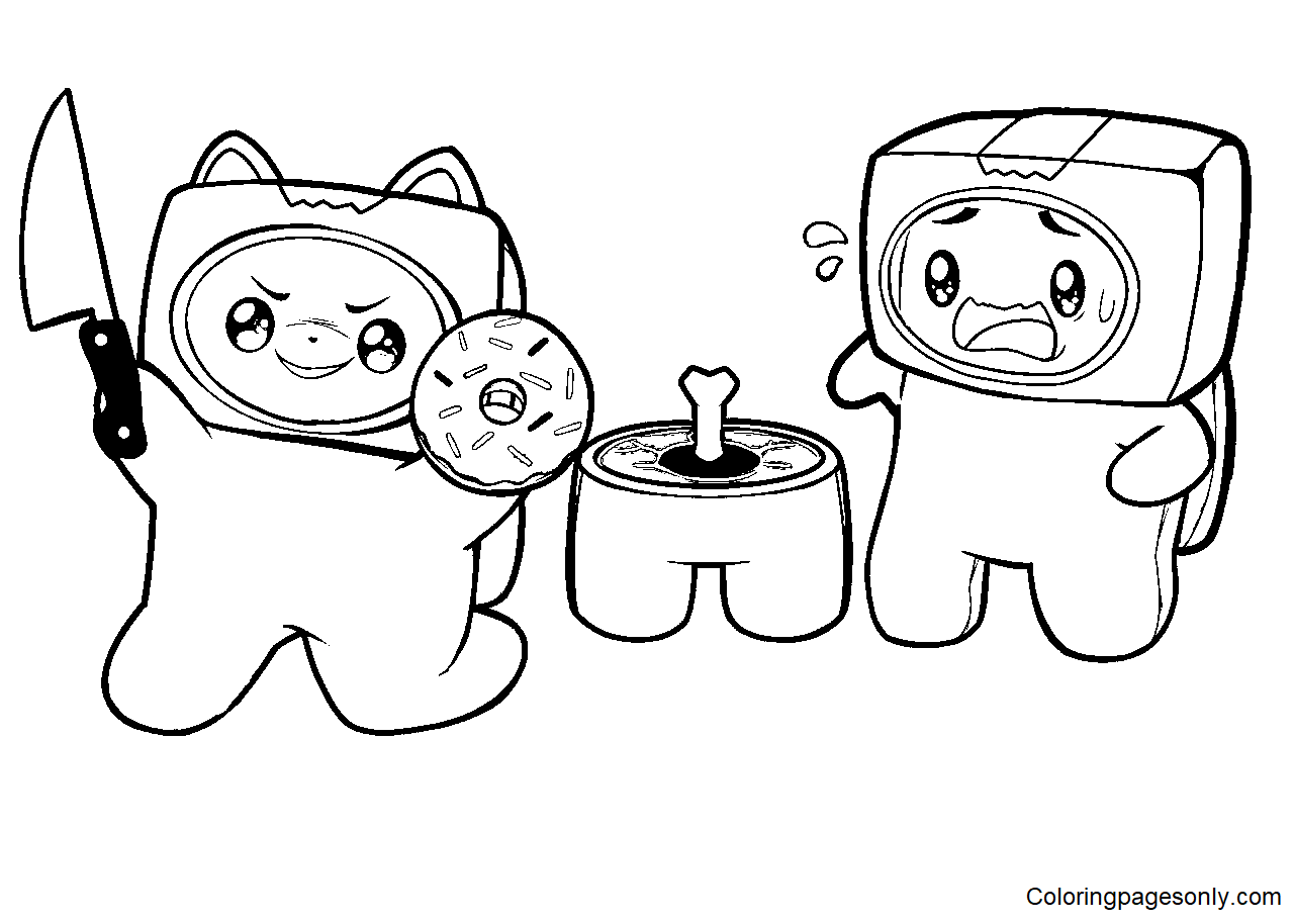 30 LankyBox Coloring Pages Free Printable PDF Online Coloring