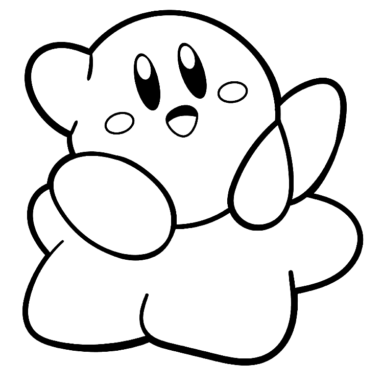 Free Kirby Sheets Coloring Pages