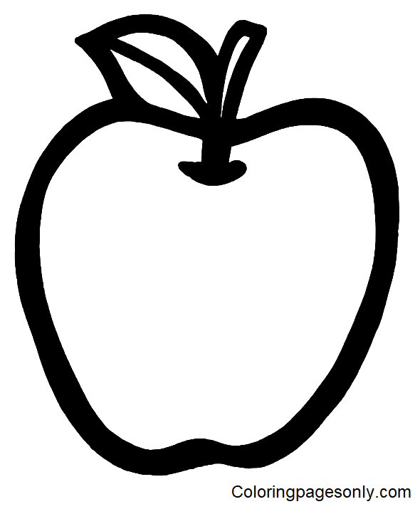 Apple Juice Coloring Page
